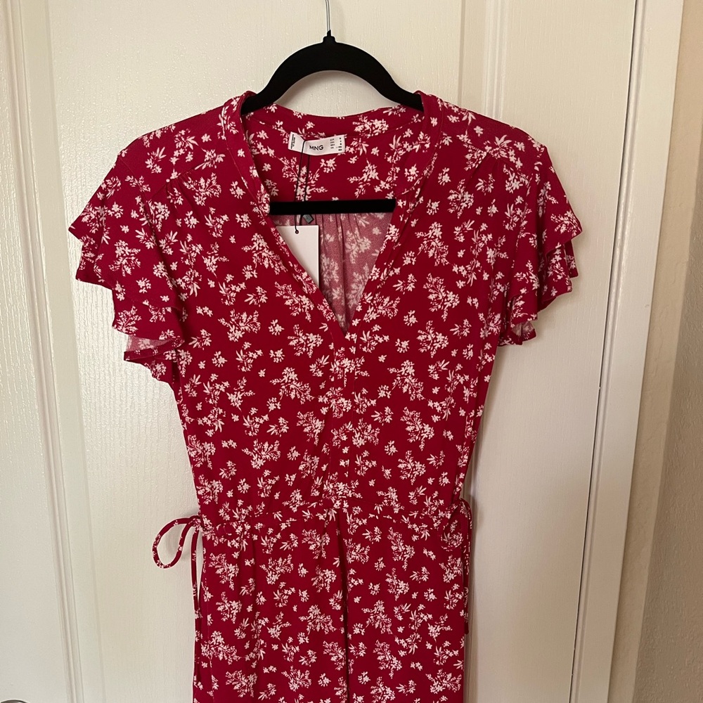 Flower Print Dress, New Size M